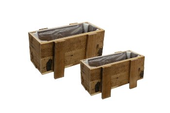 wooden planters