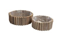 Holzstäbchen-Pflanzkisten