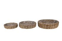 kubu rattan planter bowl