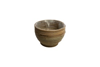 Rattan-Pflanzkorb