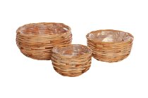 rattan planter bowl