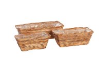 Rattan-Pflanzschale