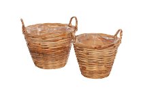 rattan basket with handle