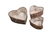 willow heart planters
