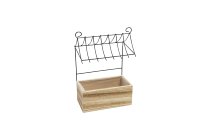 Holz/Metall-Pflanzkiste