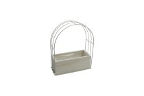 Holz/Metall-Pflanzkiste