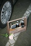 Antikholz-"Herrenhandtasche"