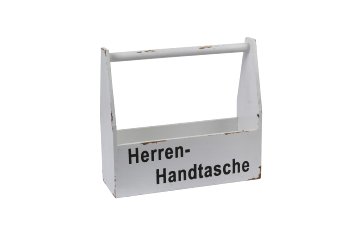 Antikholz-"Herrenhandtasche"
