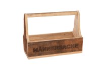 wooden box with handle