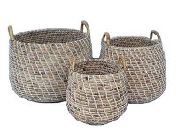water hyacinth basket w handle