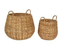 waterhyacinth basket w handle