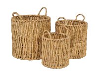waterhyacinth basket w handle