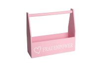 wooden box with handle