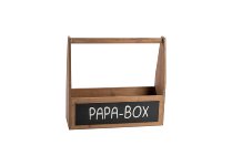 wooden box with handle