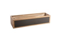 wooden planter box w blackboard
