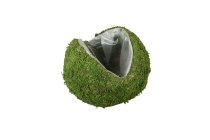 moss planter ball, V opening