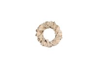 birch bark wreath, cross wound