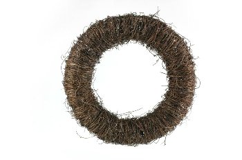 dark grass wreath