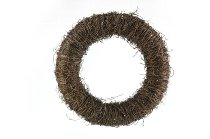dark grass wreath