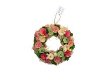 woodchip rose wreath