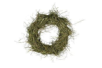 hay wreath, scrubby
