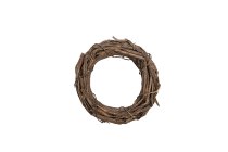 wooden bark wreath, parallel
