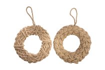 jute rope-wreath
