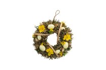 wooden stick wreath