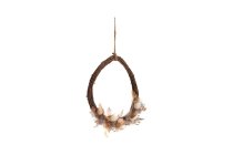 twig wreath, egg shape