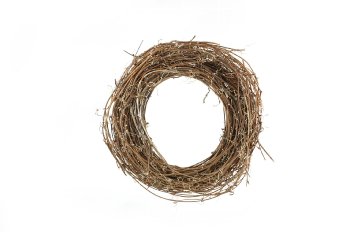 vine wreath, parallel wound