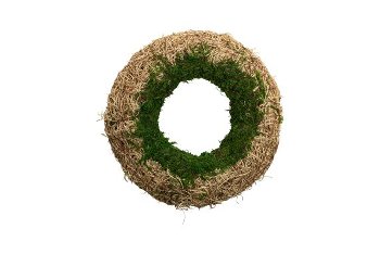 straw/moss wreath
