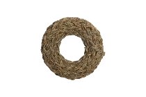 seagrass wreath, plaited