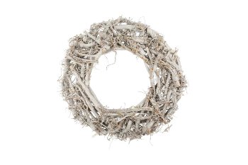 cotton root wreath, flat