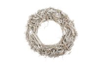 cotton root wreath, flat