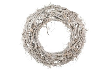 cotton root wreath, flat