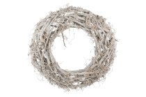 cotton root wreath, flat