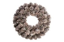 black pine cone wreath