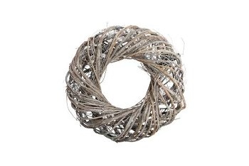 twig wreath, upright