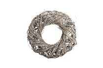 twig wreath, upright