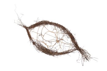 dark grass flowerhold.,oval,38x16cm