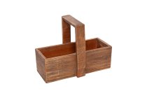 wooden box w handle