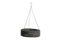 woodchip hanging-wreath
