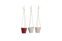 zinc hanging pot, assorted