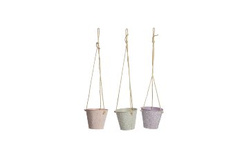 zinc hanging pot, assorted