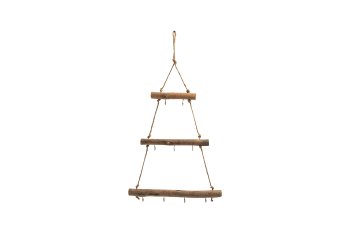 wooden ladder for hanging