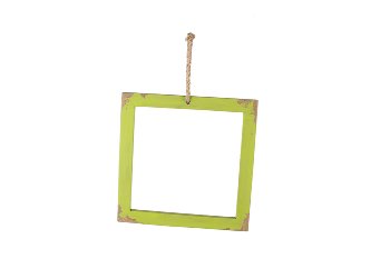 wooden frame, square