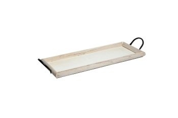 wooden tray with handles