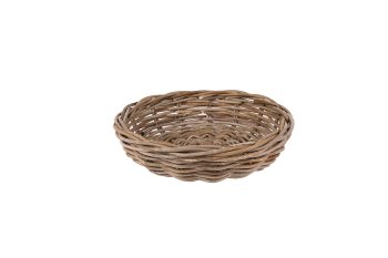 rattan plate, round