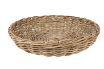 rattan plate, round