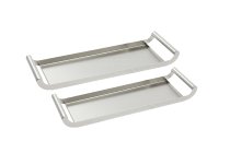 metal tray w/ handles